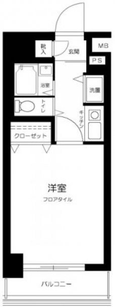 アドリーム千駄木の間取り図