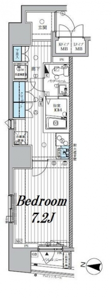 ランドステージ両国の間取り図