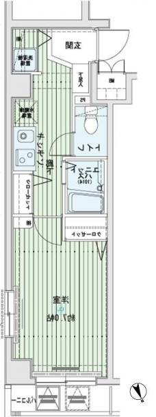 メインステージ久我山の間取り図