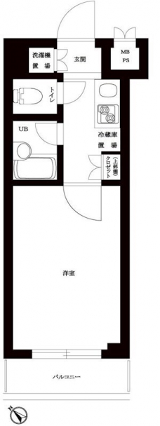 ルーブル荻窪の間取り図