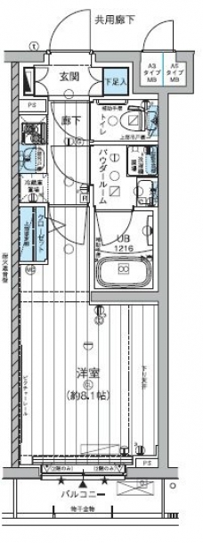 メインステージ板橋蓮根IIの間取り図