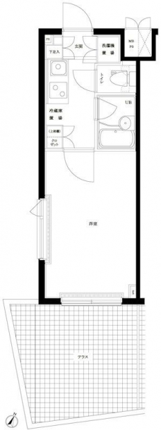 ルーブル新宿西落合伍番館の間取り図