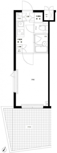 ルーブル新宿西落合伍番館の間取り図