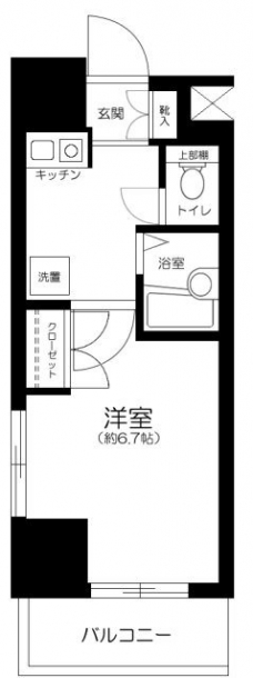 ヴェローナ目黒の間取り図