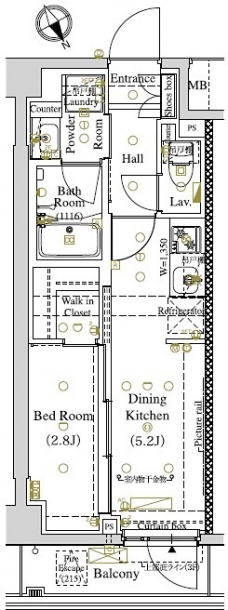 ARKMARK東大井の間取り図