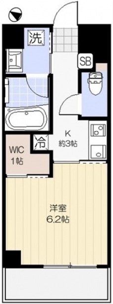 ダン・ラベニール北新宿の間取り図