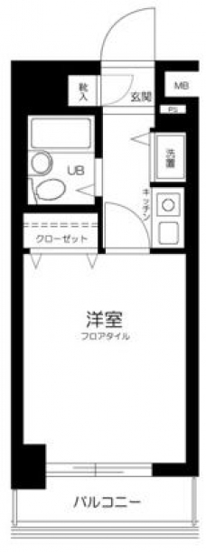 アドリーム千駄木の間取り図