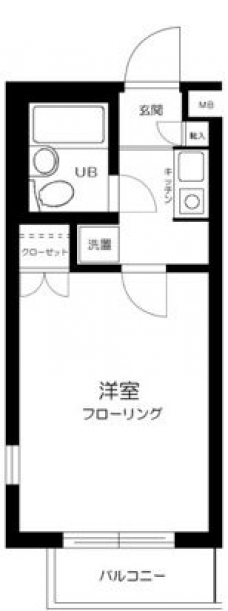 スカイコート新宿落合第３の間取り図