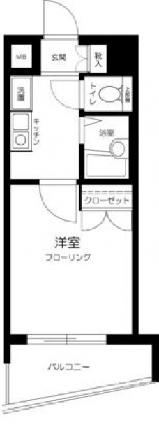 ロイヤルパレス高円寺の間取り図