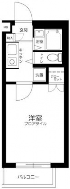 スカイコート新宿落合第３の間取り図