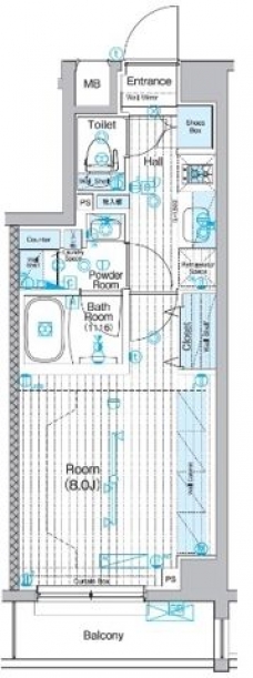 ブライズ大森東クアトロの間取り図