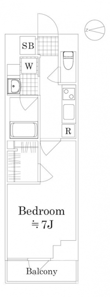 セジョリ池袋本町の間取り図