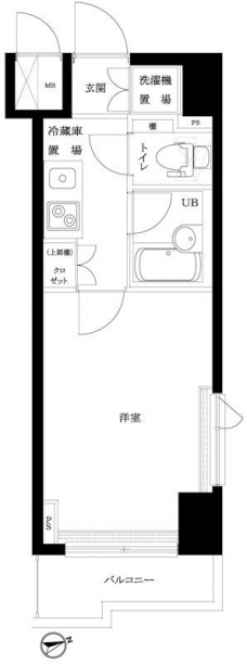 ルーブル大塚参番館の間取り図