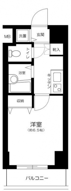 エスコート蒲田の間取り図