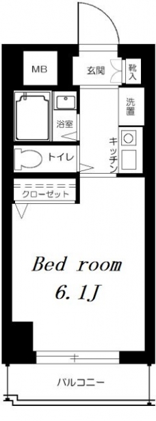 ベルエール代田の間取り図