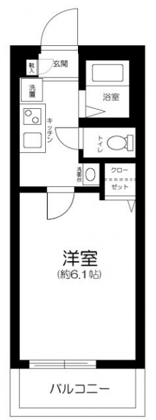 レーヴ中村橋の間取り図