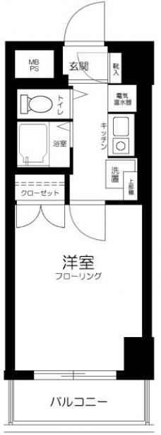 ソアール永福町の間取り図