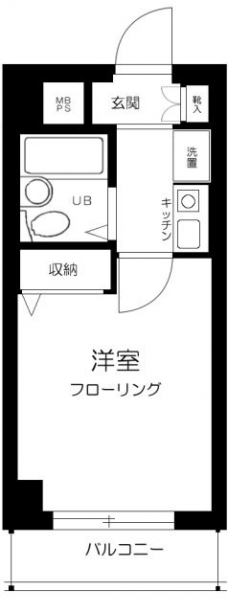 ベルエール代田の間取り図