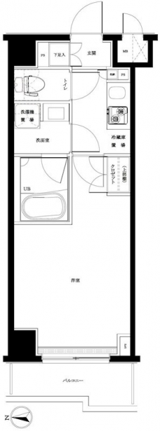 ルーブル高島平の間取り図