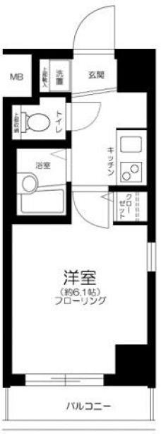 プレール・ドゥーク大森の間取り図