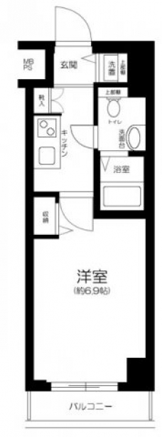 グランド・ガーラ芝公園の間取り図