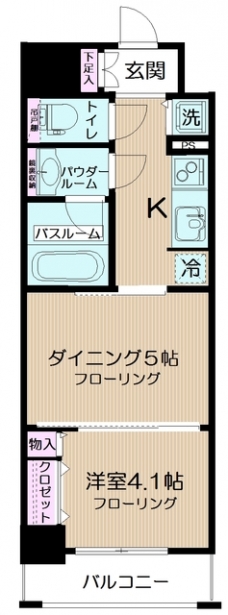 日神デュオステージ本所吾妻橋の間取り図