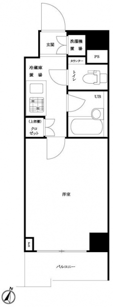 ルーブル大森山王弐番館の間取り図