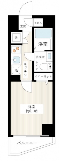 ブライズ高井戸の間取り図