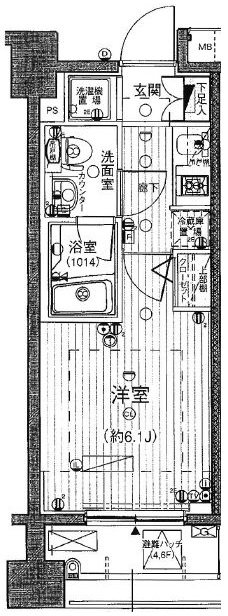 ガーラ・ステーション菊川の間取り図