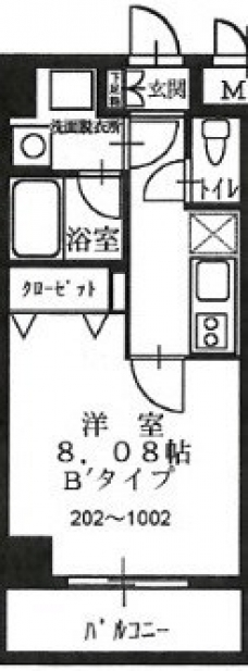 メインステージ西葛西IIの間取り図