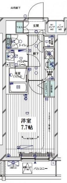 メインステージTOKYO・NORTH HY’Sの間取り図