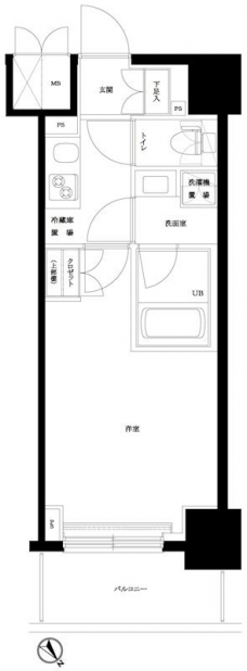 ルーブル中板橋弐番館の間取り図