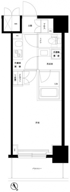 ルーブル中板橋弐番館の間取り図