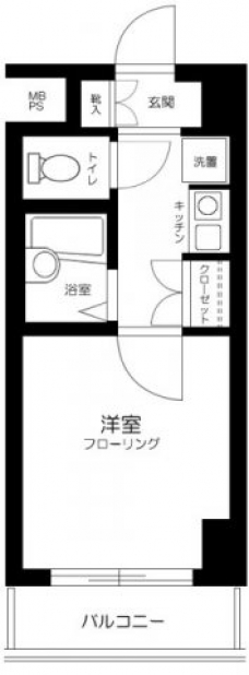 ヴェルステージ大森西の間取り図