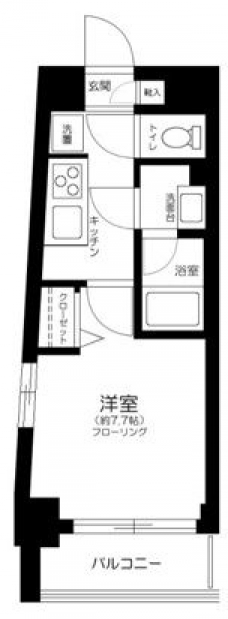 ALIVIO西落合の間取り図