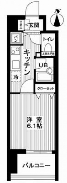 グランヴァンアクアヴェル亀戸の間取り図
