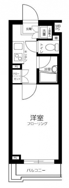 ルーブル中野白鷺の間取り図