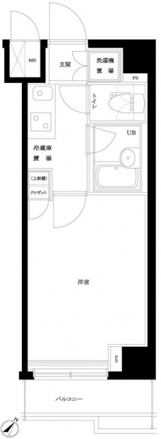 ルーブル巣鴨の間取り図