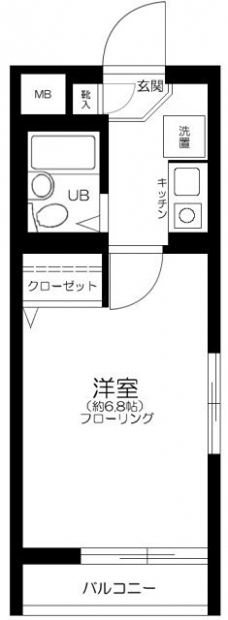プライム池袋の間取り図