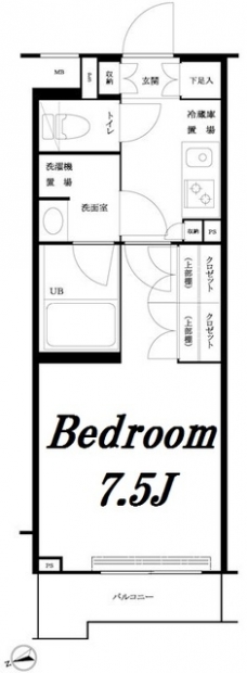 ルーブル大森西の間取り図