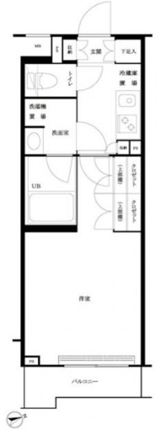 ルーブル大森西の間取り図