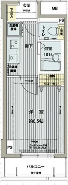 メインステージ西新宿の間取り図