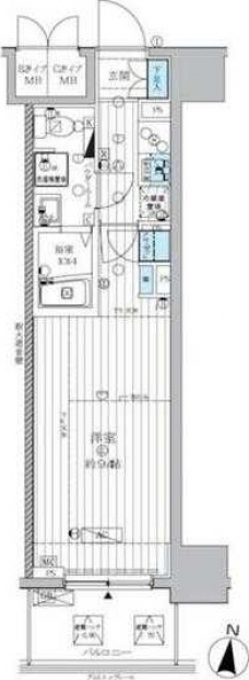ランドステージ両国の間取り図