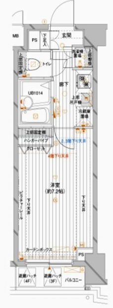 メインステージ赤塚の間取り図