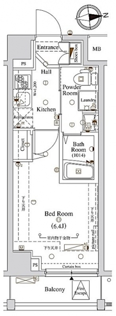 アクサス大塚の間取り図