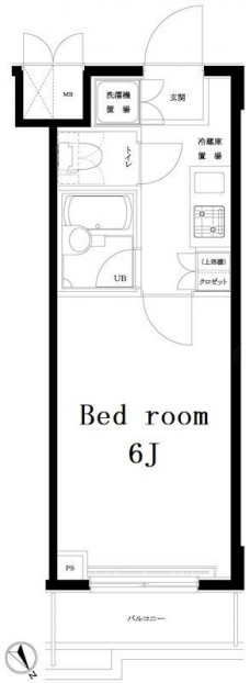 ルーブル上池台弐番館の間取り図