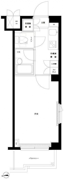 ルーブル神楽坂弐番館の間取り図