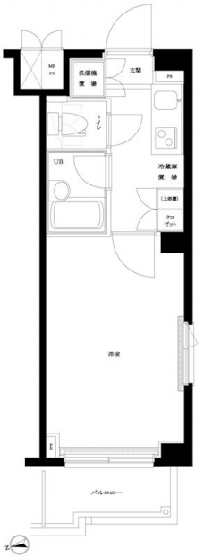 ルーブル神楽坂弐番館の間取り図