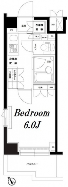 ルーブル目黒不動前の間取り図