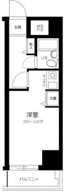 コスモ東池袋の間取り図